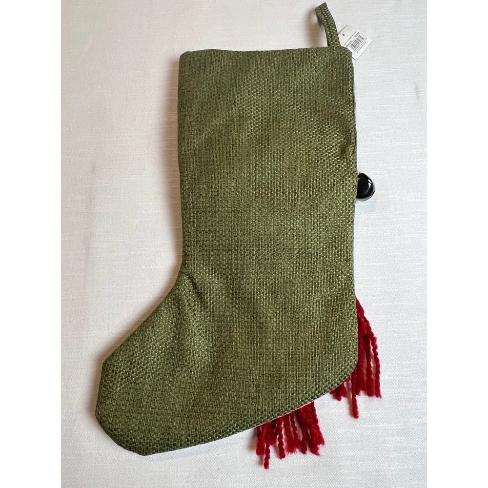 Discontinued Joann Fabrics Seasons by Nicole Snowman Christmas Stocking  Plaid